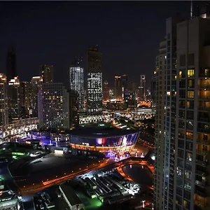 Downtown With Fountain And Burj Khalifa View , Dubai United Arab Emirates